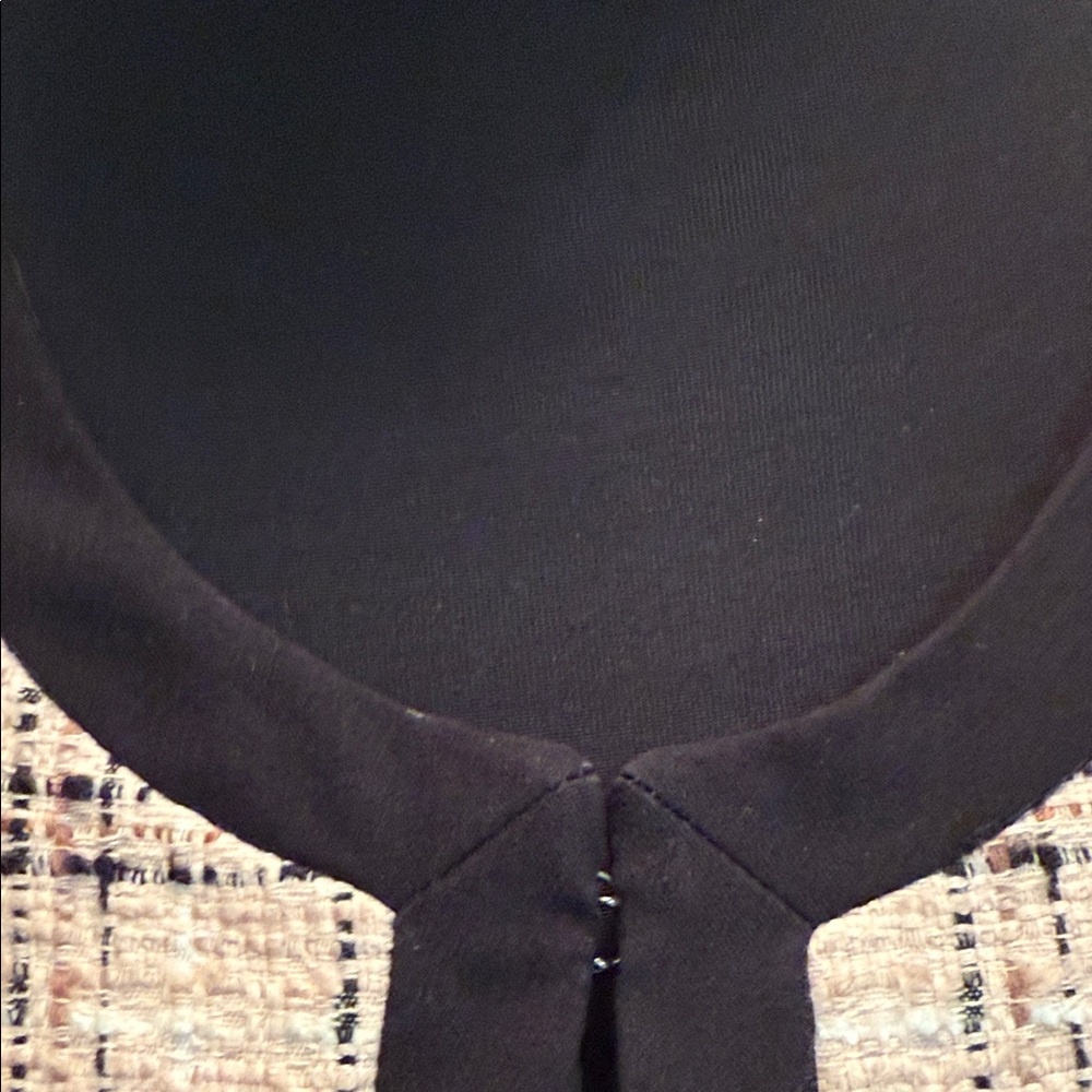 Women's Black and Pink Tweed Jacket - Picture 11 of 12
